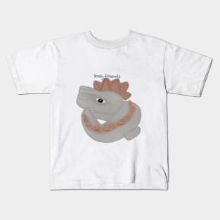 Simon the siilver Dino- The Scaly Friend's Collection Artwort By TheBlinkinBean Kids T-Shirt